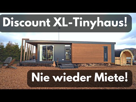 Discount Design Tinyhouse 2023. Never rent again! With building permit 80-85% in Germany!