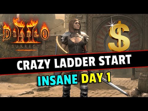The Luckiest ladder start ! Season 4 - Diablo 2 resurrected