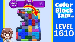Soluzione del Livello 1610 di Color Block Jam