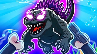 Catching GODZILLA after 12 HOURS in ROBLOX