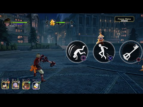 Kingdom Hearts: Missing Link - Dodge Roll Button