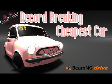 I made the CHEAPEST car ever in Automation/BeamNG Drive (World Record?) #automation #beamng #record