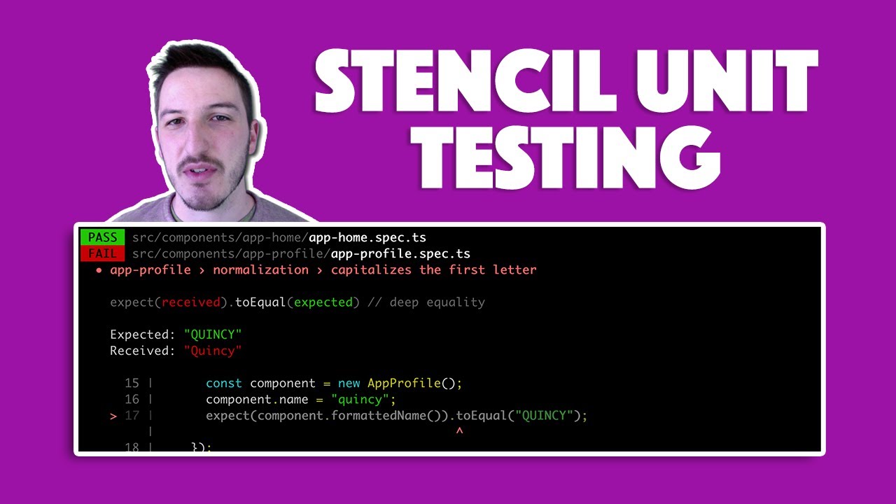 Creating Unit Tests for StencilJS Components
