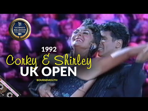 1992 Corky and Shirley Ballas at The UK Open Dance Championships