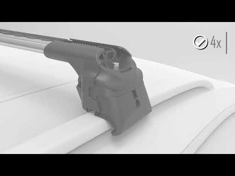 Багажник для интегрированных рейлингов Turtle Air 2