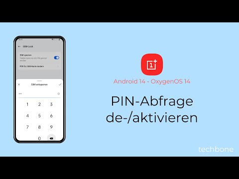 PIN-Abfrage deaktivieren oder aktivieren - OnePlus [Android 14 - OxygenOS 14]