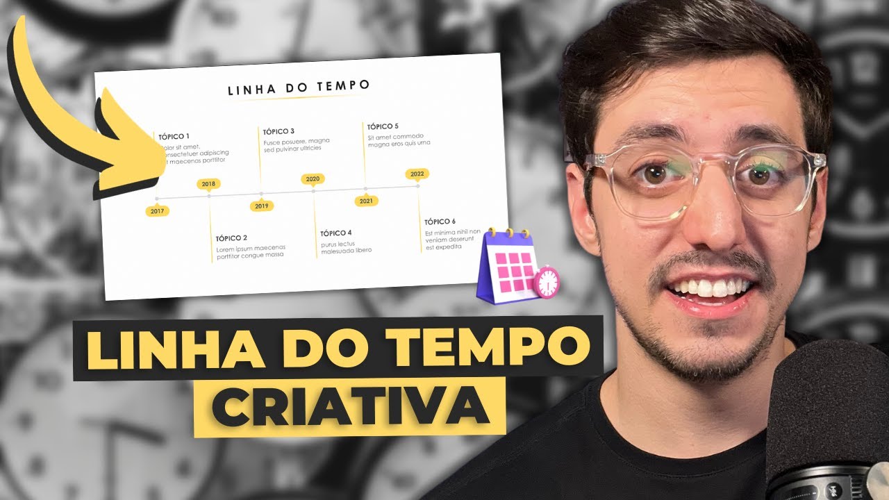 COMO CRIAR UMA LINHA DO TEMPO RÁPIDA NO POWERPOINT [Tutorial e slides editáveis GRÁTIS]