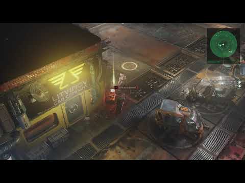 The Ascent - AT4 Auto Turret Tactical In Blossom Hills Location Xbox Series X Gameplay Sequence