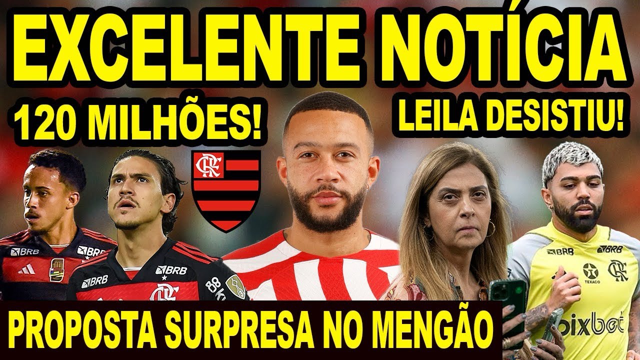 EXCELENTE NOTÍCIA NO FLAMENGO! PROPOSTA SURPRESA NA MESA DO MENGÃO! LEILA DESISTE DE LEVAR GABIGOL!