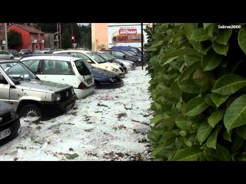 Grandine A Torino Grande Come Palline Da Tennis Bufera Nubifragio