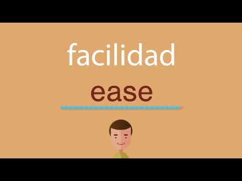 Cómo se dice facilidad en inglés