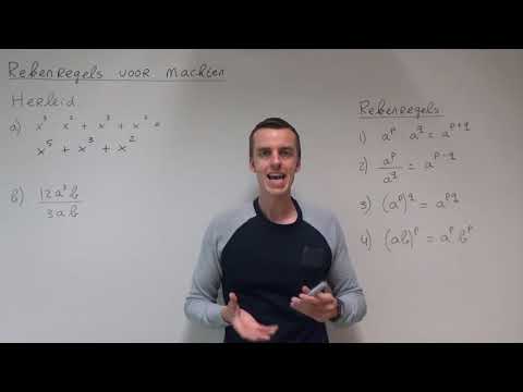 Rekenregels voor machten (HAVO wiskunde A)
