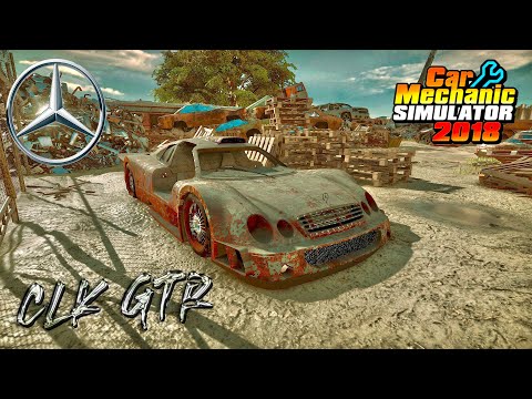 Thumbnail for Mercedes-Benz CLK GTR restoration - Car Mechanic Simulator 2018 by Mercedes-Benz CLK GTR