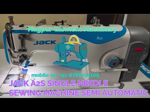 Jack A2s semi automatic single needle lockstitch sewing Machine