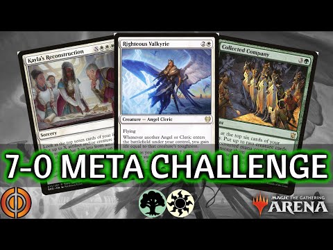 🟢⚪ Metagame Challenge, Selesnya Angels, 7-0 | MTG Arena | Explorer | BO3 | Phyrexia: All Will Be One