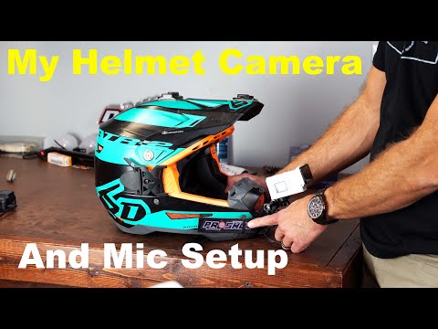 My Helmet Camera and Mic Setup for Riding and VLogging with Dirt Bikes
