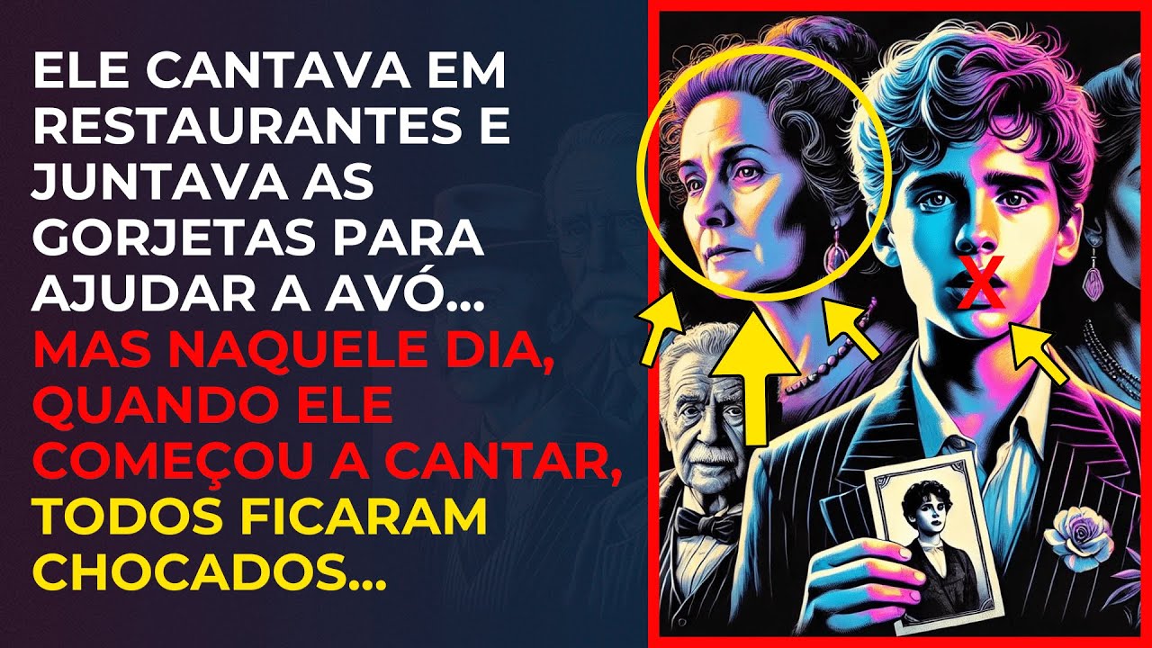 MENINO CANTAVA EM RESTAURANTE PARA PAGAR AJUDAR AVÓ, MAS QUANDO ELE CANTOU...