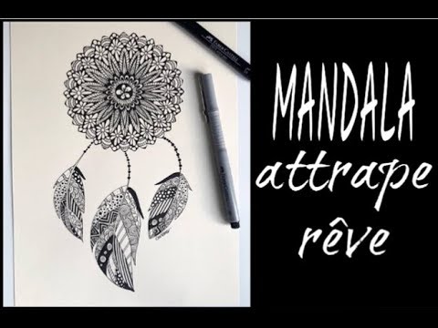 TUTO MANDALA attrape-rêve !!