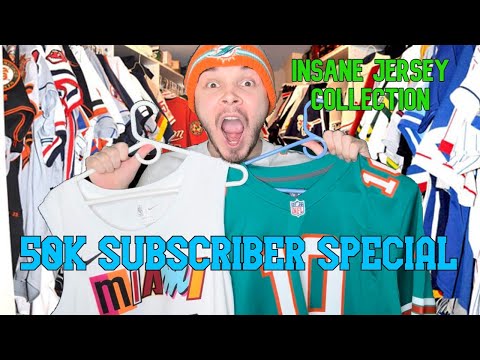 MY INSANE JERSEY COLLECTION! 50K SUBSCRIBER SPECIAL