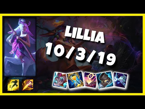 Lillia vs Graves NA Challenger JUNGLE (10/3/19) - v10.25
