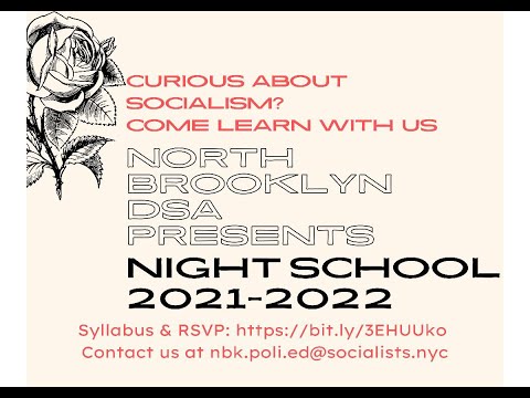 NBK-DSA Night School 2021, Session 5 – Race + Class, w  Cheryl Rivera