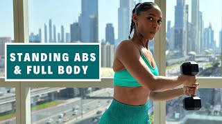 Dumbbell STANDING ABS WORKOUT | Core Fat Burn 🔥