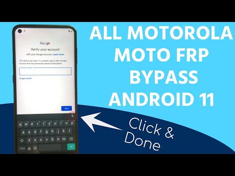 All Moto Frp Bypass Android 11 - Unlock In 4 Minutes [2021]