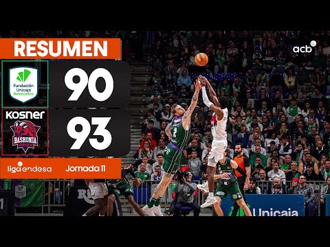 Unicaja - Kosner Baksonia (90-93) RESUMEN | Liga Endesa 2025-26