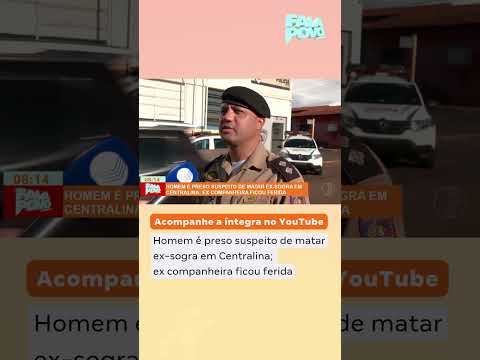 Homem é preso suspeito de matar ex-sogra em Centralina; ex companheira ficou ferida