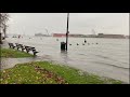Ook in Schiedam staat het water hoog