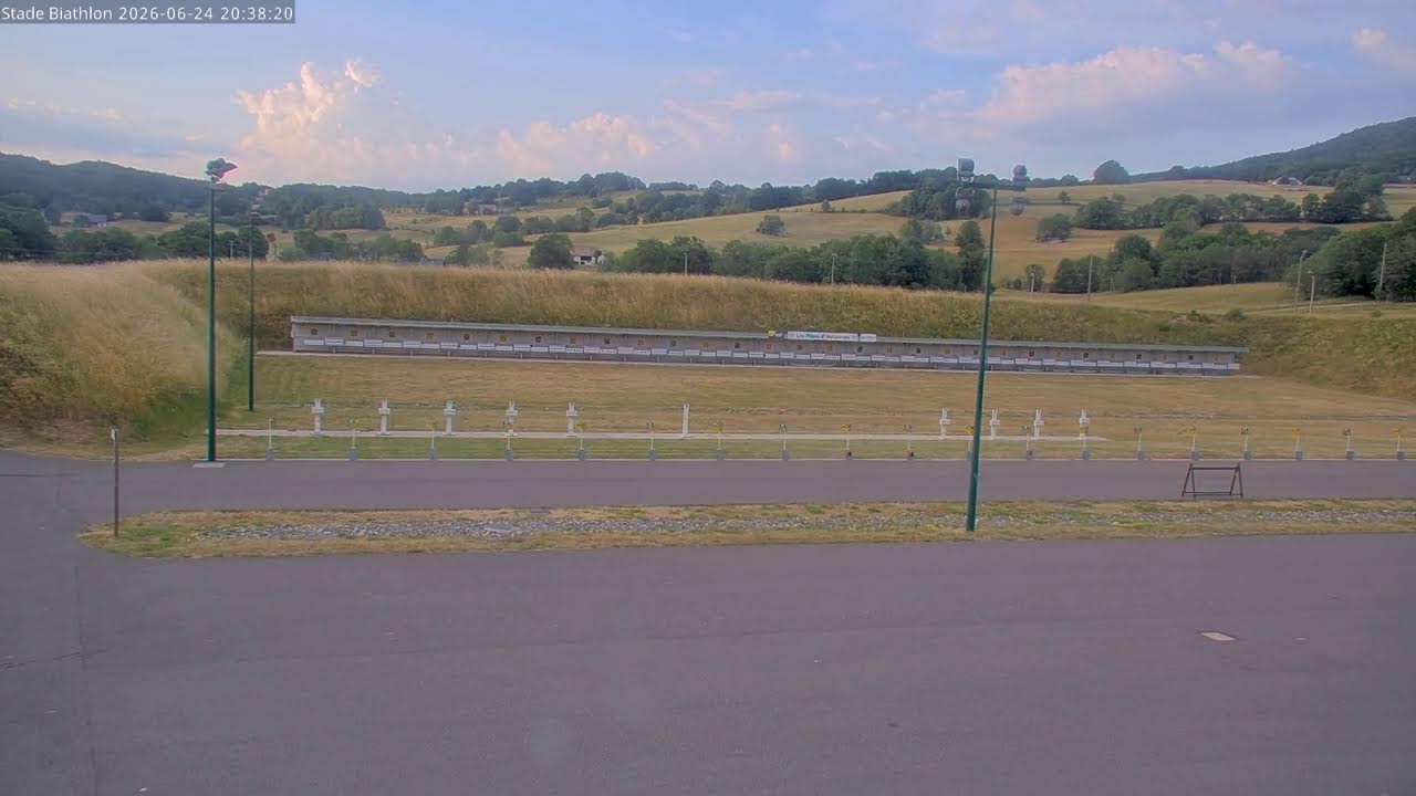 Live webcam view of Plateau du Retord Biathlon Stadium