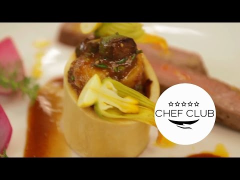 Pečeny hovězí pupek s BBQ salátem