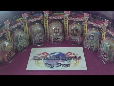 AWESOME PREVIEW (x7) Beyblades Metal Fury Hyperblades SPARK FX (Hasbro) HD!