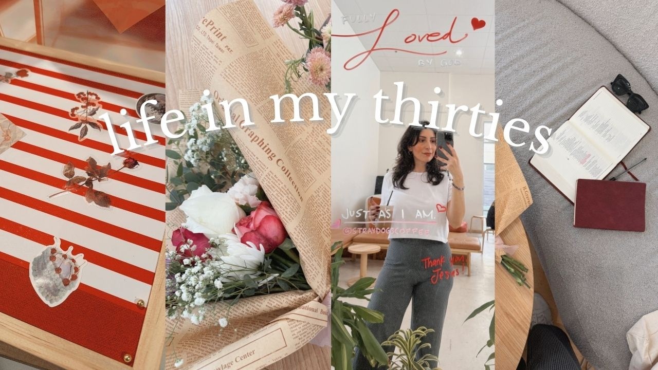 Life in my Thirties | solo valentine's day treating myself, making vision boards, disneyland trip