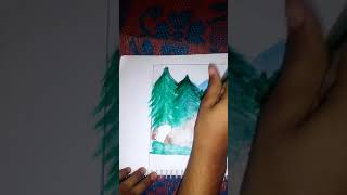 preview picture of video 'How to draw beautiful landscape painting'