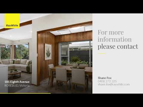 181 Eighth Avenue, Rosebud, VIC 3939, 3房, 1浴, House