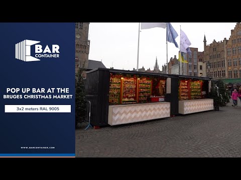 Christmas Stall Container – 4x2m XL Black - Image 2