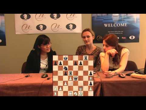 Press Conference Round 4: Hou Yifan (CHN) - Viktorija Cmilyte (LTU)