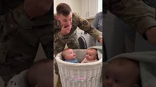 Download lagu Military Dad Saw One Baby in the Basket… Then Another Little Face Appeared 🥹😂❤️ mp3 Download lagu Military Dad Saw One Baby in the Basket… Then Another Little Face Appeared 🥹😂❤️ mp3