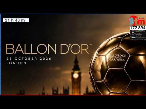 🔴LIVE : BALLON D'OR CEREMONY 2026