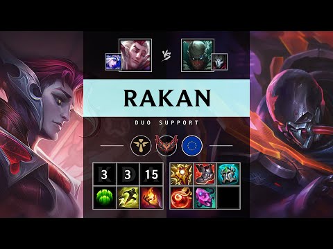 Rakan Support vs Pyke - EUW Grandmaster Patch 25.10
