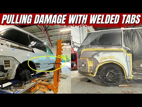 Pulling Damage With Welded Tabs