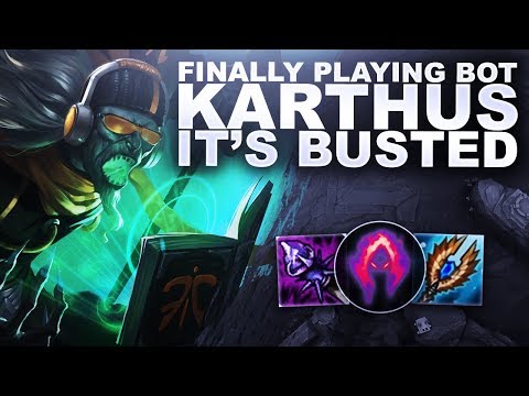 I FINALLY PLAY KARTHUS BOT AND IT'S BUSTED (LIKE EVERY ROLE ON KARTHUS) | League of Legends