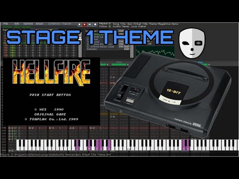 [Deflemask] Hellfire Stage 1 Theme MegaDrive Rearrange