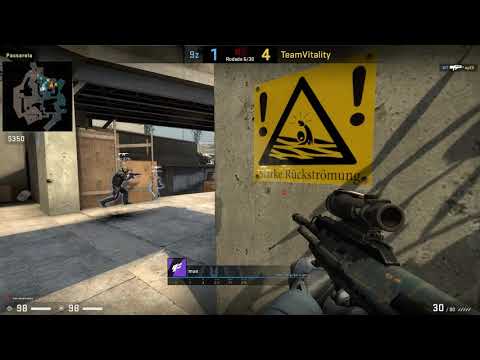 CS:GO POV Demo 9z max (27/16) vs Vitality (de_overpass)