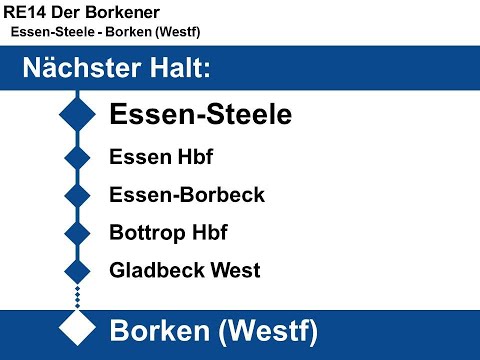 [NWB] Ansagen RE14 Essen-Steele - Borken (Westf)