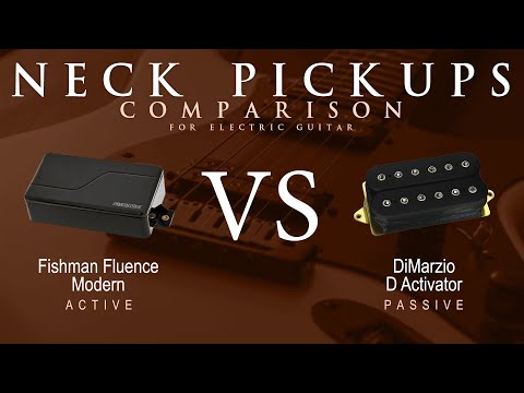 Fishman FLUENCE MODERN vs DiMarzio D ACTIVATOR - Neck Pickup Guitar Tone Comparison Demo