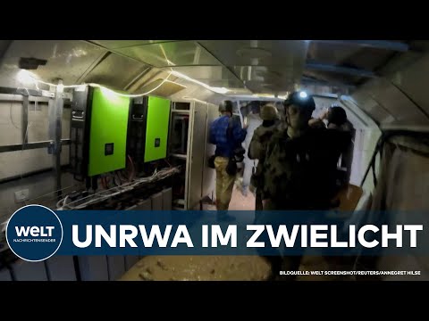 KRIEG IN GAZA: Hamas-Tunnel unter UNRWA-Zentrale in Gaza entdeckt