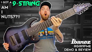 Video thumbnail for My First 9-String Guitar!! (Ibanez RGIR9FME Demo & Review) by Sonic Drive Studio