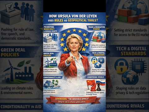 WHY URSULA VON DER LEYEN’S POWER ISN’T MILITARY 🔍🇪🇺